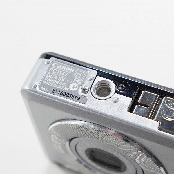 実際に弊社で買取させて頂いたCanon/キャノン PC1147 IXY DIGITAL 80 コンパクトデジタルカメラ 動作未確認の画像 7枚目