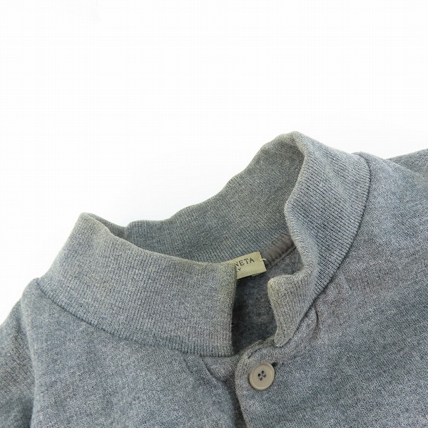 実際に弊社で買取させて頂いたBOTTEGA VENETA/ボッテガヴェネタ ハーフボタンスウェット 446778 VZZY5/46の画像 6枚目