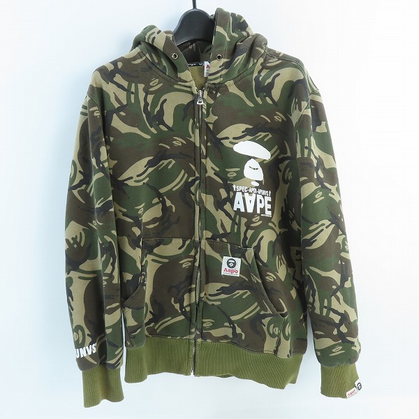 実際に弊社で買取させて頂いたAAPE BY A BATHING APE/アベイシングエイプ カモフラ ジップアップパーカー/L