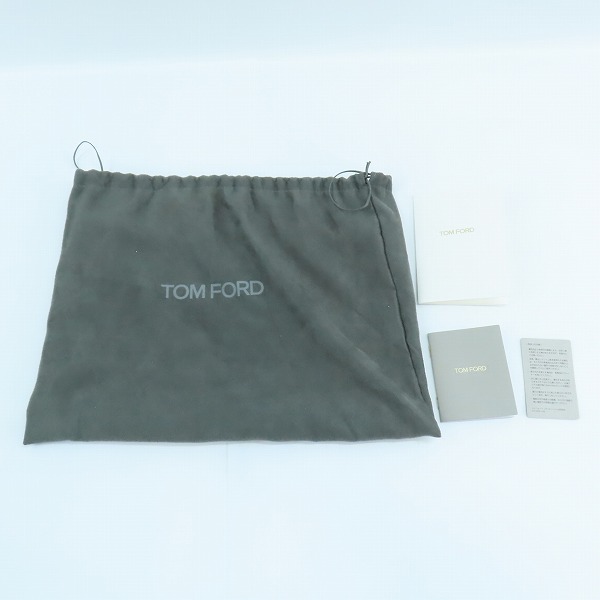 実際に弊社で買取させて頂いたTOM FORD/トムフォード レザー クラッチバッグの画像 8枚目
