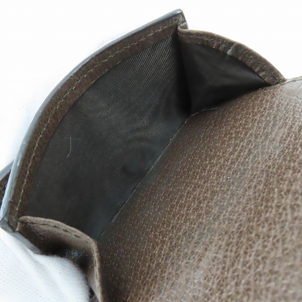 実際に弊社で買取させて頂いたGUCCI/グッチ オフィディア GG シェリーライン レザー コンパクトウォレット 598662 534563の画像 4枚目