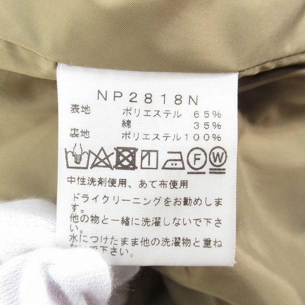 実際に弊社で買取させて頂いたTHE NORTH FACE PURPLE LABEL/ノースフェイス パープルレーベル BEAMS別注 65/35クロス ステンカラーコート NP2818N/Mの画像 4枚目