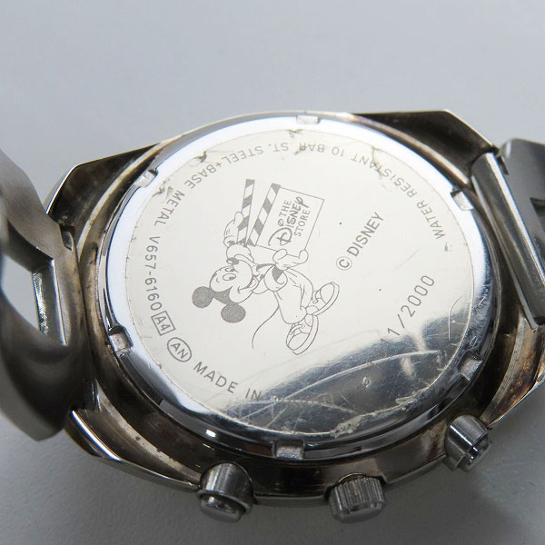実際に弊社で買取させて頂いたSEIKO/セイコー ALBA AKA/アルバ  Disney/ディズニー ミッキーマウス V657-6160【動作未確認】の画像 4枚目