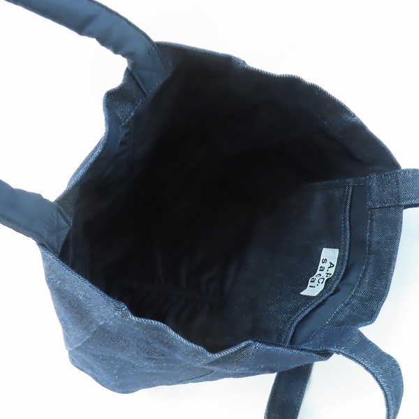 実際に弊社で買取させて頂いたA.P.C.×sacai /アーペーセー×サカイ デニムトートバッグの画像 3枚目