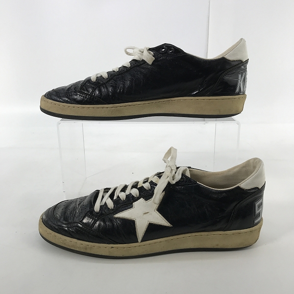実際に弊社で買取させて頂いた【観賞用】GOLDEN GOOSE/ゴールデングース BALL STAR/ボールスター スニーカー/43の画像 3枚目