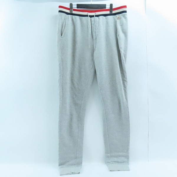 実際に弊社で買取させて頂いた【JPタグ】MONCLER/モンクレール PANTALONE サイドライン スウェットパンツ F10918H70400 XL