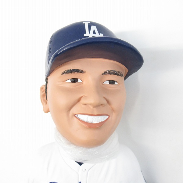 実際に弊社で買取させて頂いたFOCO PLAYER BOBBLE ボブルヘッド ロサンゼルス・ドジャース ＃17 大谷翔平 18インチ 首振り フィギュア 限定77個の画像 2枚目