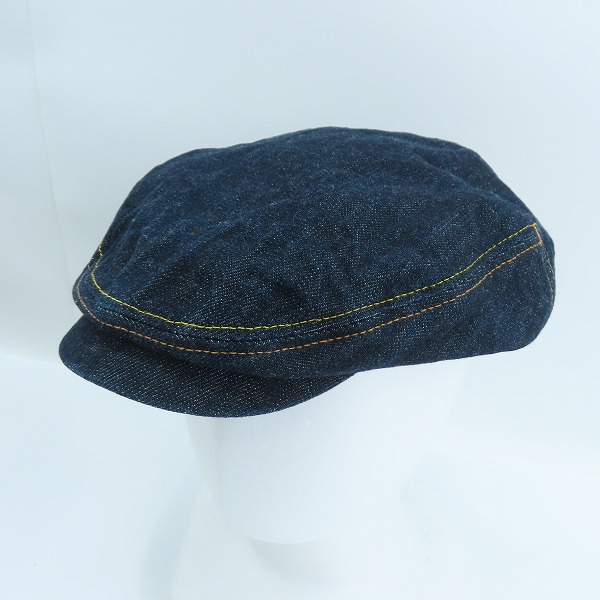 実際に弊社で買取させて頂いたEVISU/エヴィス デニムハンチング バックカモメ インディゴブルー M