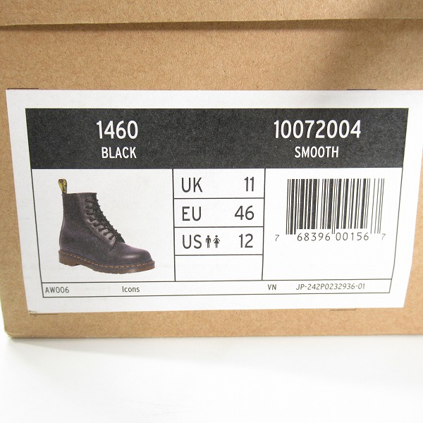 実際に弊社で買取させて頂いたDr.Martens/ドクターマーチン 1460 ICONS 8EYE BOOT SMOOTH 10072004/UK11の画像 7枚目