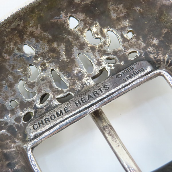 実際に弊社で買取させて頂いたCHROME HEARTS/クロムハーツ BLT CLASSIC 3PC/3ピースクラシック ベルト/36の画像 4枚目