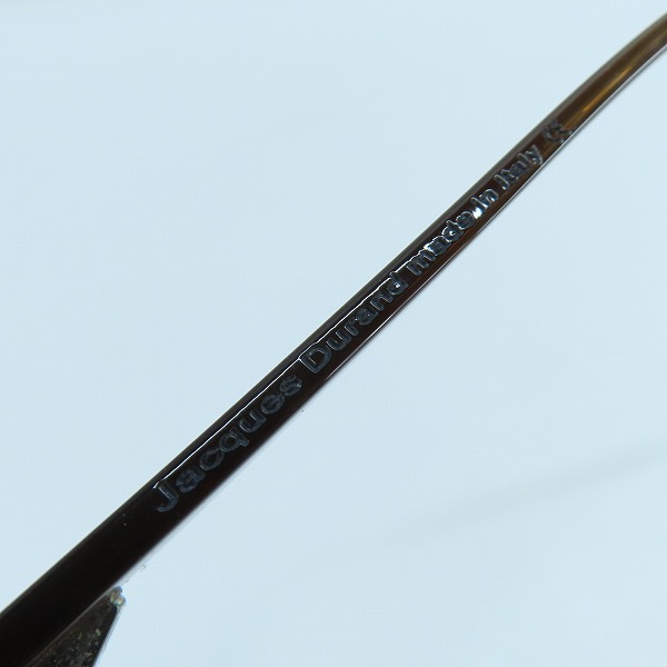 実際に弊社で買取させて頂いたJacques Durand/ジャックデュラン 度入り眼鏡/メガネ/アイウェア フレンチヴィンテージ ボストン タイプの画像 6枚目