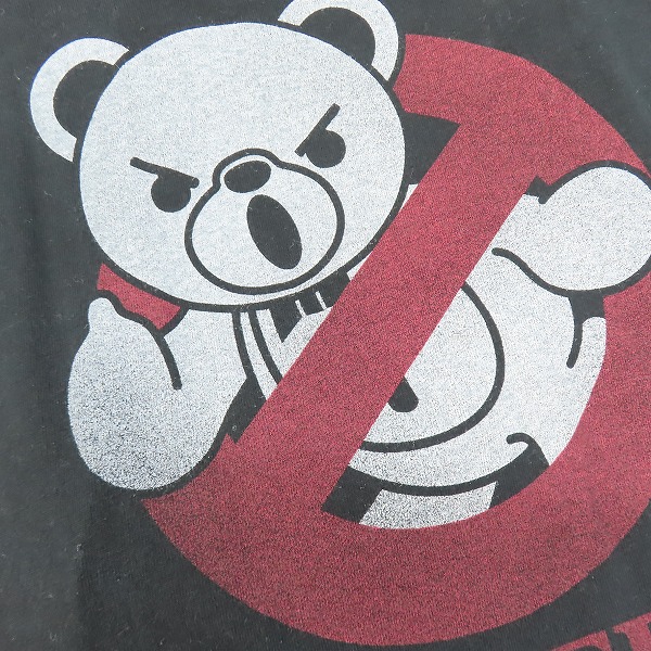 実際に弊社で買取させて頂いたHYSTERIC GLAMOUR/ヒステリックグラマー BEAR BUSTERS プリント ビッグTシャツ 01181CL01 Fの画像 6枚目