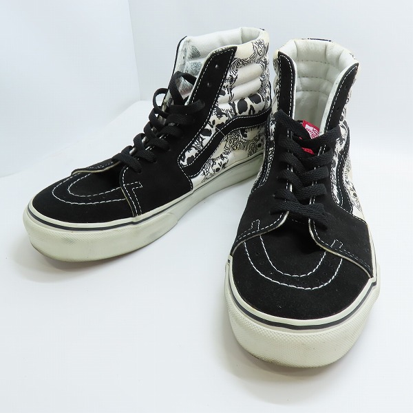 実際に弊社で買取させて頂いたVANS/バンズ SK8-HI/スケートハイ スカル ハイカットスニーカー TB40/8.5