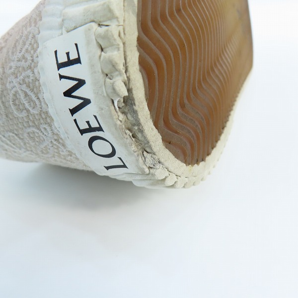 実際に弊社で買取させて頂いたLOEWE/ロエベ フラップ アナグラム スニーカー/38の画像 7枚目