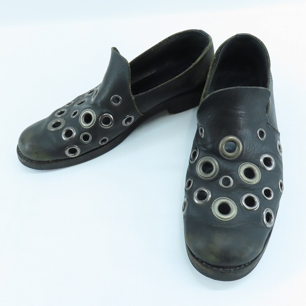 実際に弊社で買取させて頂いたISAMUKATAYAMA BACKLASH/バックラッシュ ショルダーレザースリッポンシューズ