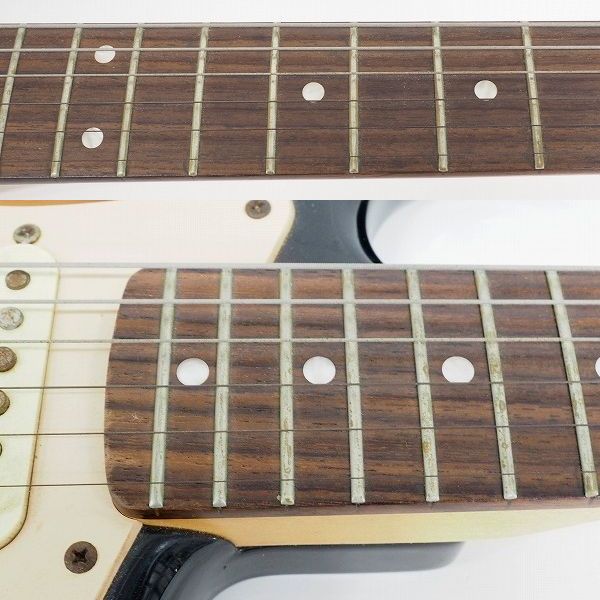 実際に弊社で買取させて頂いた★Squier by Fender/スクワイヤー Strat/ストラトキャスター エレキギター ソフトケース付の画像 3枚目