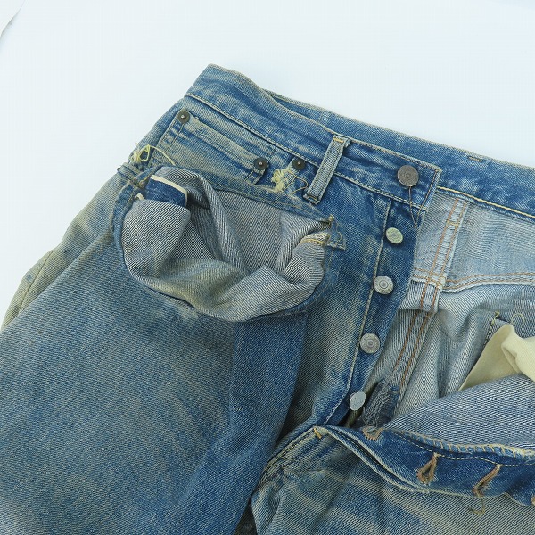 実際に弊社で買取させて頂いたLEVIS/リーバイス  ボタン刻印J/ヴィンテージ/ビンテージ デニムパンツの画像 2枚目