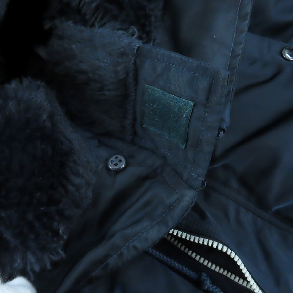 実際に弊社で買取させて頂いたALPHA INDUSTRIES/アルファインダストリーズ N-3B フライトジャケット 1615-573-8335 /XLの画像 8枚目
