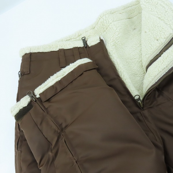 実際に弊社で買取させて頂いたGOODENOUGH/グッドイナフ 裏ボア フライトパンツ/Sの画像 2枚目