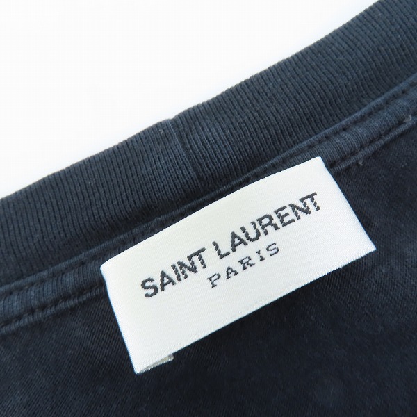実際に弊社で買取させて頂いたSaint Laurent/サンローラン カサンドラロゴプリントTシャツ 343678 Y2YH1/Lの画像 2枚目