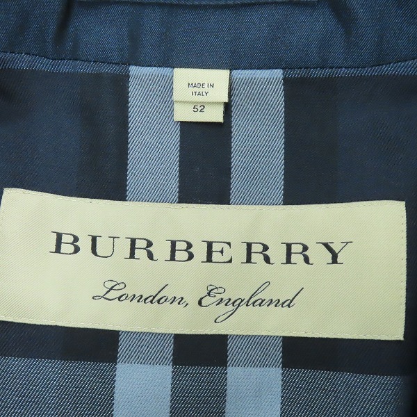 実際に弊社で買取させて頂いたBURBERRY/バーバリー ステンカラーコート ロングコート ジャケット ITOFFMOD4CAR 4019715/52の画像 2枚目
