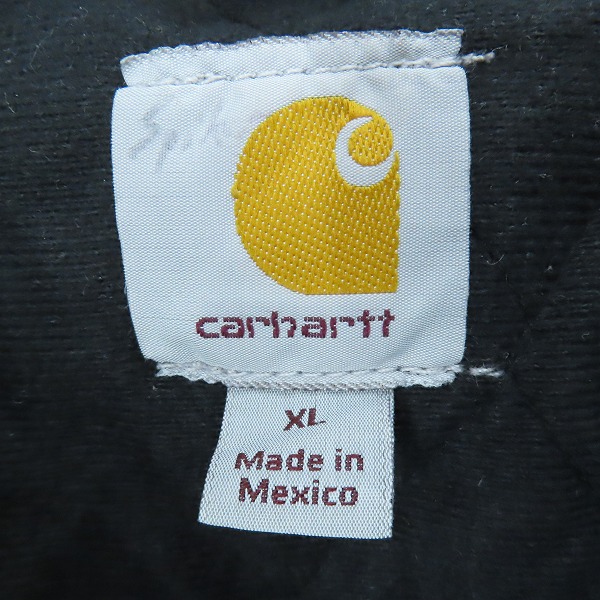 実際に弊社で買取させて頂いたCarhartt/カーハート BIG and Tall Washed Duck ThinsulateR ACTIVE Jacket/アクティブジャケット シンサレート  J130 GVL/XLの画像 2枚目