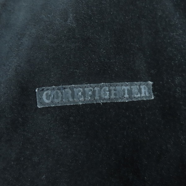 実際に弊社で買取させて頂いたCOREFIGHTER/コアファイター ジップアップジャケット ブラック Lの画像 4枚目