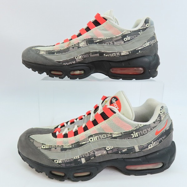 実際に弊社で買取させて頂いたNIKE×atmos/ナイキ×アトモス AIR MAX 95 "WE LOVE NIKE"/エアマックス95 スニーカー AQ0925-002/27.5の画像 3枚目
