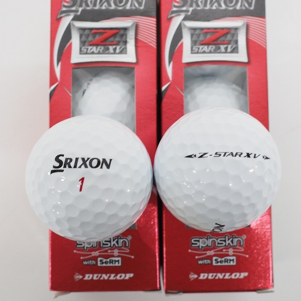 実際に弊社で買取させて頂いた【未使用】DUNLOP/ダンロップ SRIXON Z-STAR XV・XXIO/ゼクシオ PREMIUM ゴルフボール  計9個/3スリーブの画像 1枚目