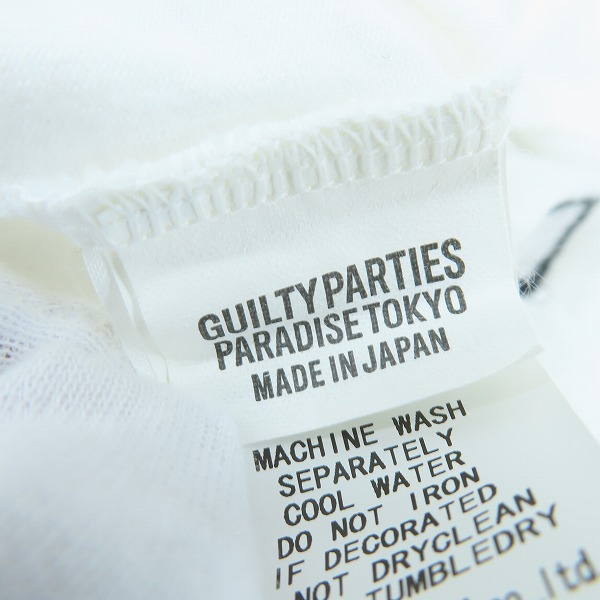 実際に弊社で買取させて頂いたWACKO MARIA/ワコマリア GUILTY PARTIES 虎/タイガー 半袖 Tシャツ/XLの画像 3枚目