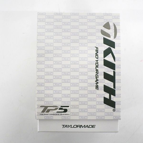 実際に弊社で買取させて頂いた【未使用】Kith×TaylorMade/キス×テーラーメイド TP5 ゴルフボール ホワイト 1ダースの画像 4枚目