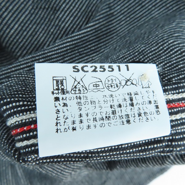 実際に弊社で買取させて頂いた【未使用】SUGAR CANE/シュガーケーン JEAN CORD WORK SHIRT/ワークシャツ ブラック SC25511/Mの画像 4枚目