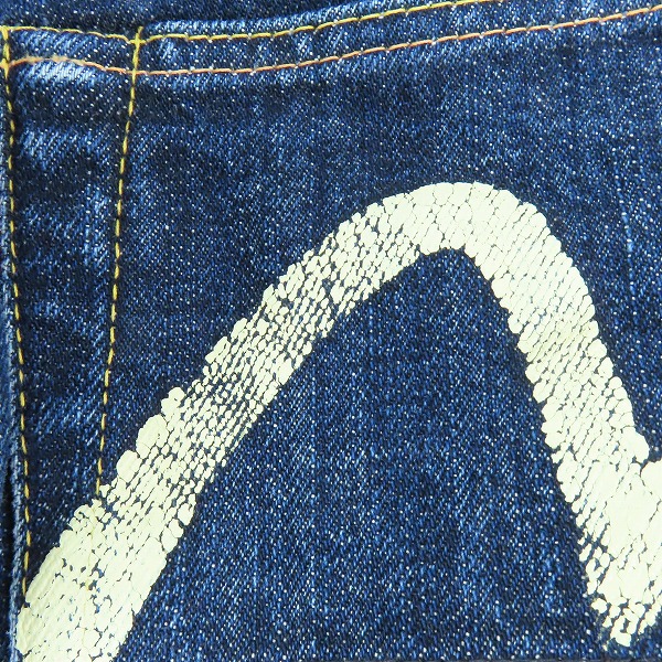 実際に弊社で買取させて頂いたEVISU/エヴィス Lot.2001 No.1 SPECIAL デニムパンツ/ジーンズ/31×35の画像 5枚目