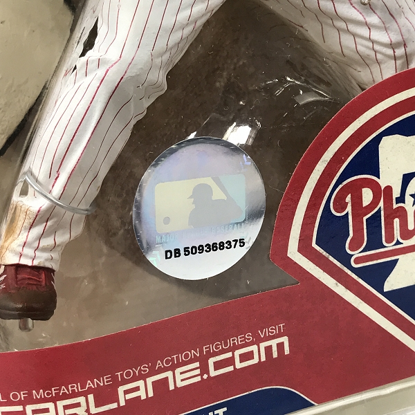 実際に弊社で買取させて頂いた【未開封】McFARLANE TOYS/マクファーレントイズ Phillies #6 Ryan HOWARD フィギュアの画像 5枚目
