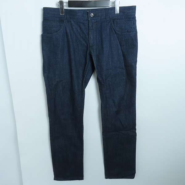 実際に弊社で買取させて頂いたDOLCE&GABBANA/ドルチェ&ガッバーナ 14GOLD メタルロゴプレート デニム パンツ/ジーンズ G3FBLP/G8I99/50