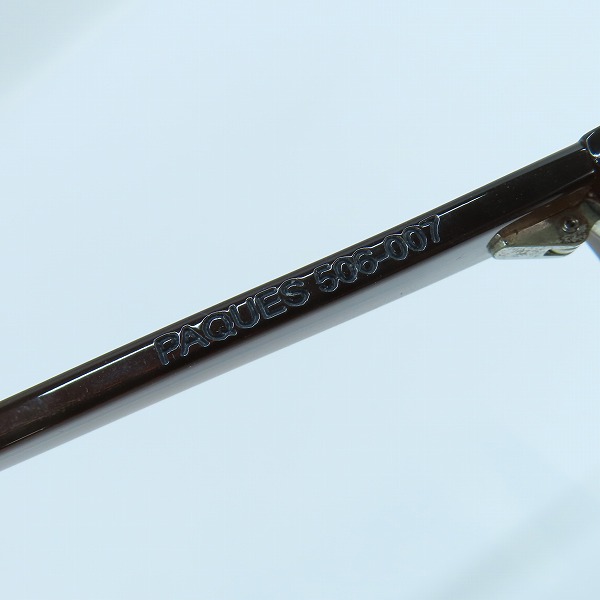 実際に弊社で買取させて頂いたJacques Durand/ジャックデュラン 度入り眼鏡/メガネ/アイウェア フレンチヴィンテージ ボストン タイプの画像 5枚目