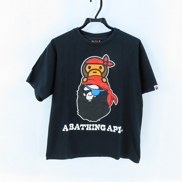 実際に弊社で買取させて頂いたA BATHING APE/アベイシングエイプ PIRATE/パイレーツ エイプヘッド 半袖Tシャツ L
