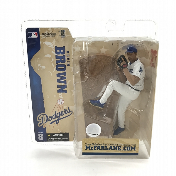 実際に弊社で買取させて頂いた【未開封】McFARLANE TOYS/マクファーレントイズ ロサンゼルス・ドジャース #27 KEVIN BROWN フィギュア