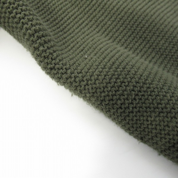 実際に弊社で買取させて頂いたLACOSTE/ラコステ ミリタリーニットカーディガン カーキ AH138EM /5の画像 6枚目