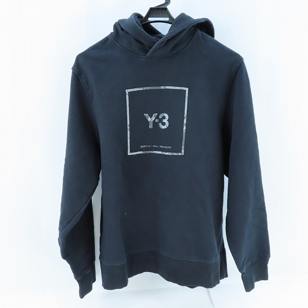 実際に弊社で買取させて頂いたY-3/ワイスリー adidas×Yohji Yamamoto/アディダス×ヨウジヤマモト ロゴ プルオーバー パーカー/フーディー GV6056/M