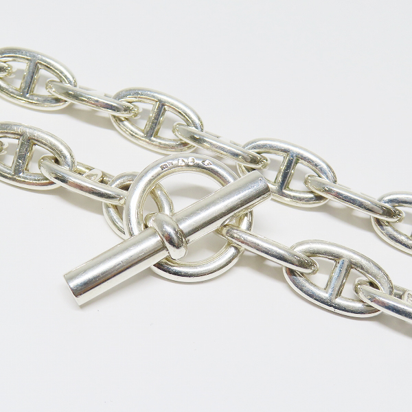 実際に弊社で買取させて頂いたHERMES/エルメス シェーヌダンクル GM 29リンク ネックレス