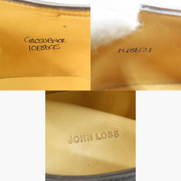 実際に弊社で買取させて頂いたJOHN LOBB/ジョンロブ GROSVENOR/グロヴナー レザーシューズ 10Eの画像 5枚目