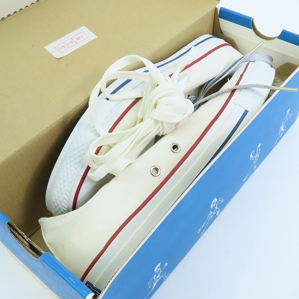 実際に弊社で買取させて頂いたCONVERSE/コンバース ALL STAR G&S OX 100th Anniversary Collection/オールスター 100周年 ホワイト/26.5の画像 7枚目