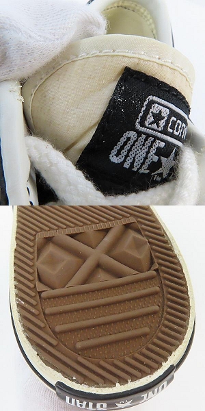 実際に弊社で買取させて頂いた【観賞用】CONVERSE/コンバース ONE STAR/ワンスター ブラック 赤タグ/26.5の画像 6枚目