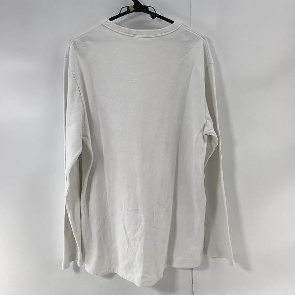 実際に弊社で買取させて頂いたLACOSTE/ラコステ 鹿の子地 ロングスリーブTシャツ ホワイト TH074EL /Lの画像 1枚目