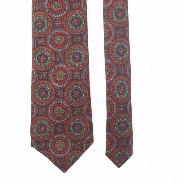 実際に弊社で買取させて頂いたBurberrys/バーバリーズ 総柄 シルク ネクタイの画像 1枚目