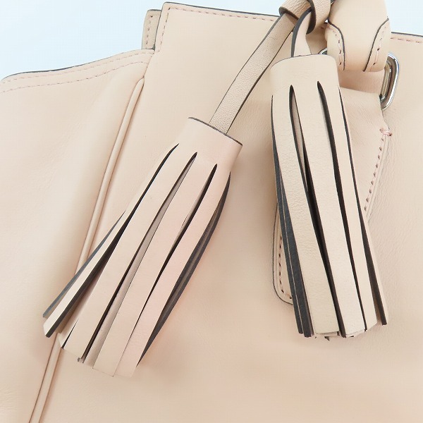実際に弊社で買取させて頂いたCOACH/コーチ トートバッグ レザー ハンドバッグ レザー レガシー タッセル付き/24201の画像 5枚目
