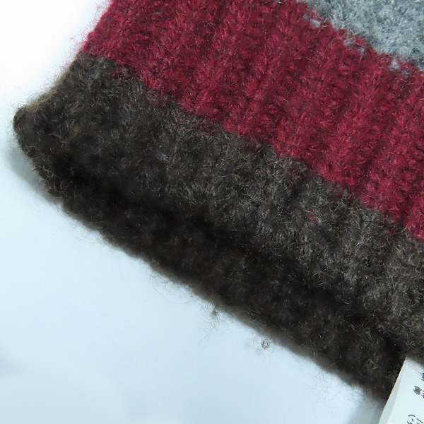 実際に弊社で買取させて頂いたHERMES/エルメス カシミヤ100％ ニット帽/ニットキャップ/帽子の画像 7枚目