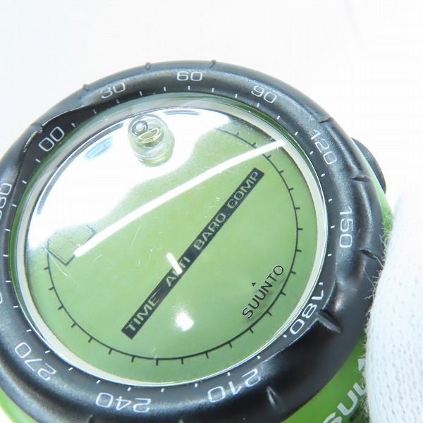 実際に弊社で買取させて頂いたSUUNTO/スント VECTOR/ベクター グリーン 腕時計【動作未確認】の画像 4枚目