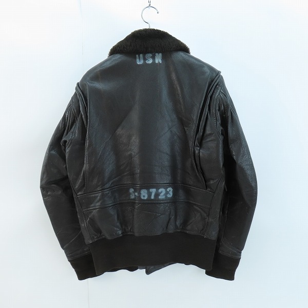 実際に弊社で買取させて頂いたSchott/ショット G-1 フライトレザージャケット/フライトジャケット/革ジャンの画像 1枚目